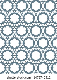 Seamless geometric ornamental vector pattern. Abstract background