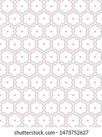 Seamless geometric ornamental vector pattern. Abstract background