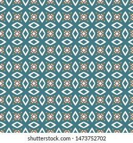 Seamless geometric ornamental vector pattern. Abstract background