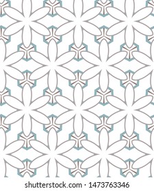 Seamless geometric ornamental vector pattern. Abstract background