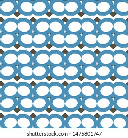 Seamless geometric ornamental vector pattern. Abstract background