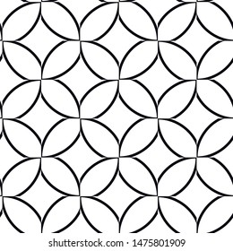 Seamless geometric ornamental vector pattern. Abstract background