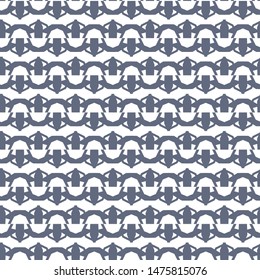 Seamless geometric ornamental vector pattern. Abstract background