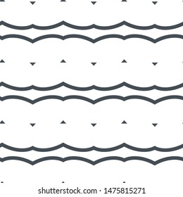 Seamless geometric ornamental vector pattern. Abstract background