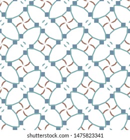 Seamless geometric ornamental vector pattern. Abstract background