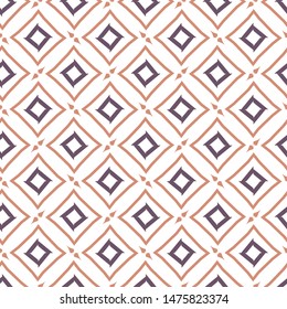 Seamless geometric ornamental vector pattern. Abstract background