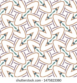 Seamless geometric ornamental vector pattern. Abstract background