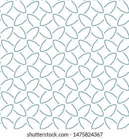 Seamless geometric ornamental vector pattern. Abstract background