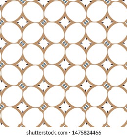 Seamless geometric ornamental vector pattern. Abstract background