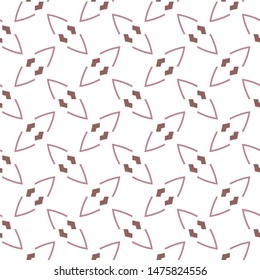 Seamless geometric ornamental vector pattern. Abstract background