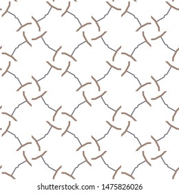 Seamless geometric ornamental vector pattern. Abstract background