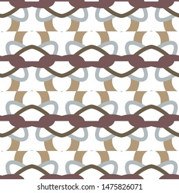 Seamless geometric ornamental vector pattern. Abstract background