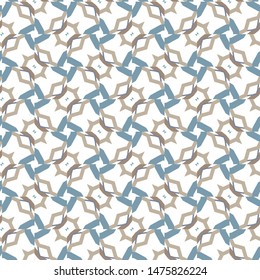 Seamless geometric ornamental vector pattern. Abstract background