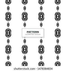 Seamless geometric ornamental vector pattern