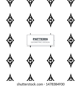 Seamless geometric ornamental vector pattern