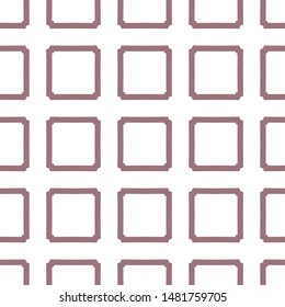 Seamless geometric ornamental vector pattern