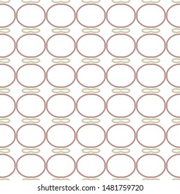 Seamless geometric ornamental vector pattern