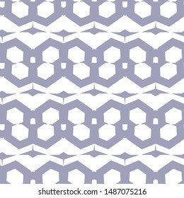 Seamless geometric ornamental vector pattern. Abstract background