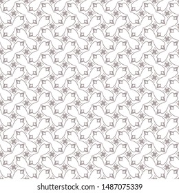 Seamless geometric ornamental vector pattern. Abstract background