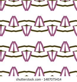 Seamless geometric ornamental vector pattern. Abstract background