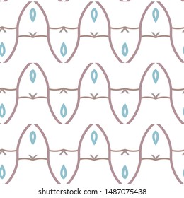 Seamless geometric ornamental vector pattern. Abstract background