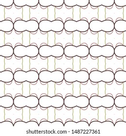 Seamless geometric ornamental vector pattern. Abstract background