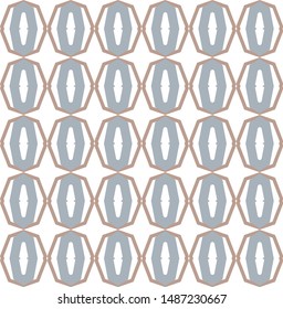 Seamless geometric ornamental vector pattern. Abstract background