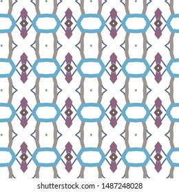 Seamless geometric ornamental vector pattern. Abstract background