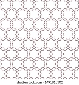 Seamless geometric ornamental vector pattern. Abstract background