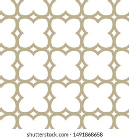 Seamless geometric ornamental vector pattern. Abstract background