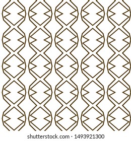 Seamless geometric ornamental vector pattern. Abstract background