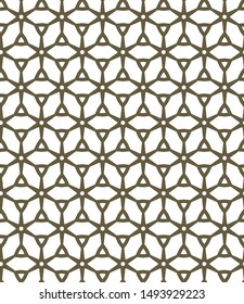 Seamless geometric ornamental vector pattern. Abstract background
