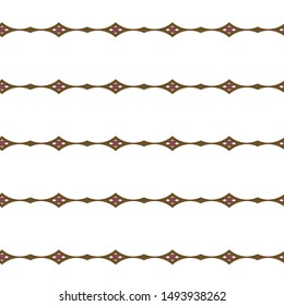 Seamless geometric ornamental vector pattern. Abstract background