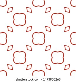 Seamless geometric ornamental vector pattern. Abstract background