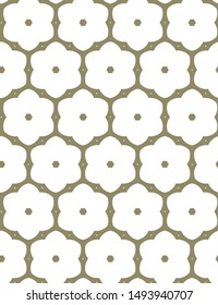 Seamless geometric ornamental vector pattern. Abstract background