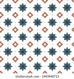 Seamless geometric ornamental vector pattern. Abstract background