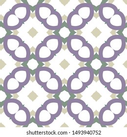 Seamless geometric ornamental vector pattern. Abstract background