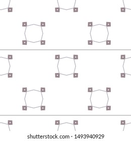 Seamless geometric ornamental vector pattern. Abstract background