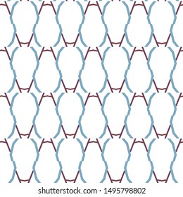 Seamless geometric ornamental vector pattern. Abstract background