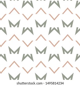 Seamless geometric ornamental vector pattern. Abstract background