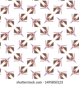 Seamless geometric ornamental vector pattern. Abstract background