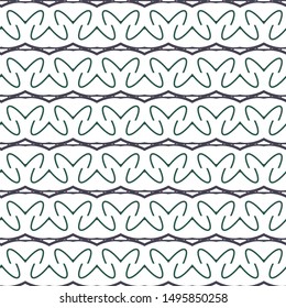 Seamless geometric ornamental vector pattern. Abstract background