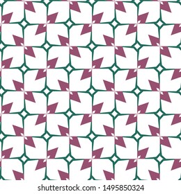 Seamless geometric ornamental vector pattern. Abstract background