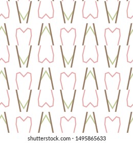 Seamless geometric ornamental vector pattern. Abstract background