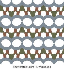 Seamless geometric ornamental vector pattern. Abstract background