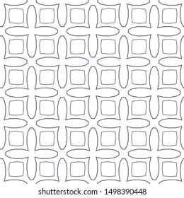 Seamless geometric ornamental vector pattern. Abstract background