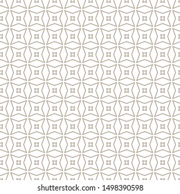 Seamless geometric ornamental vector pattern. Abstract background