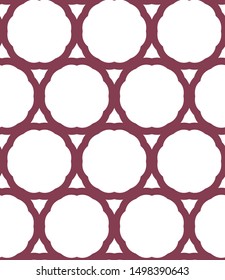 Seamless geometric ornamental vector pattern. Abstract background