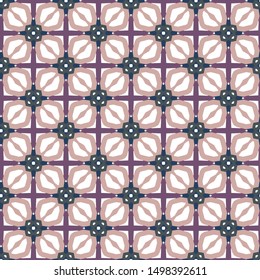 Seamless geometric ornamental vector pattern. Abstract background
