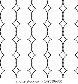 Seamless geometric ornamental vector pattern. Abstract background